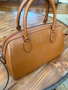 Kate Spade Madison Saffiano Leather Duffle Crossbody Strap